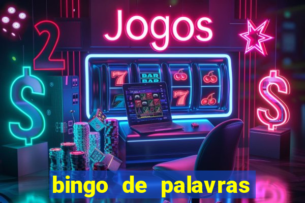 bingo de palavras de natal